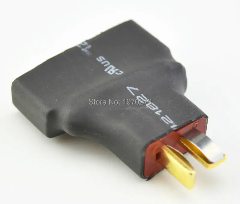 Без проводов T Plug (Deans Style) адаптер разъема аккумулятора 1 папа 2 мама|battery charger