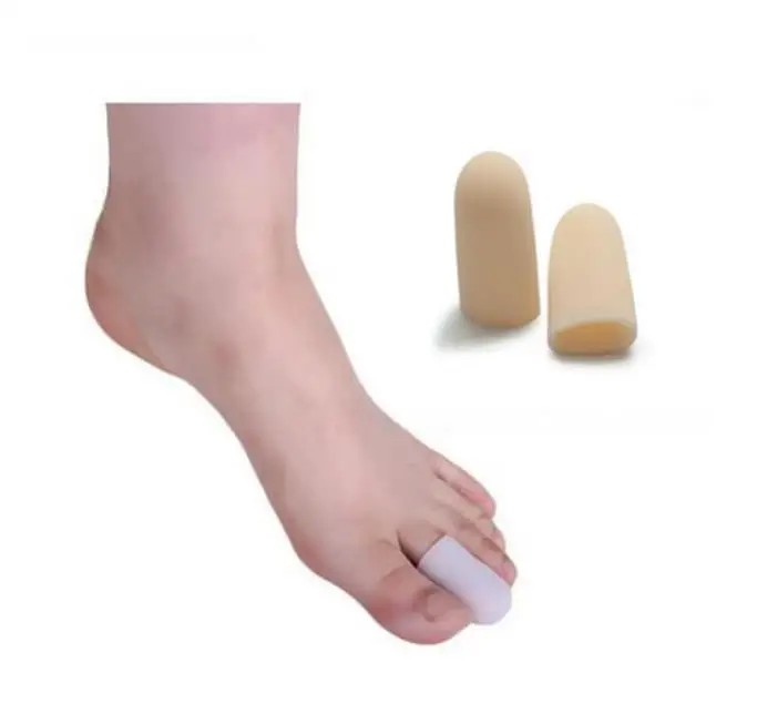 5 пар силиконовых носочных втулок гелевая Крышка для пальцев ног защитная крышка для мозолей бунион облегчение боли пальцев гелевая трубка