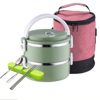 

1-4 Layer Portable Food Container For Kid Adult Stainless Steel Japanese Bento Boxs Insulation Thermal Lunchbox Metal Tableware