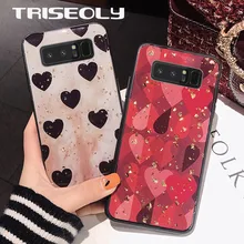 Роскошный чехол TRISEOLY из золотистой фольги для samsung Galaxy S8 S9 S10 Plus M10 M20 Note 8 9, Модный мягкий чехол из ТПУ