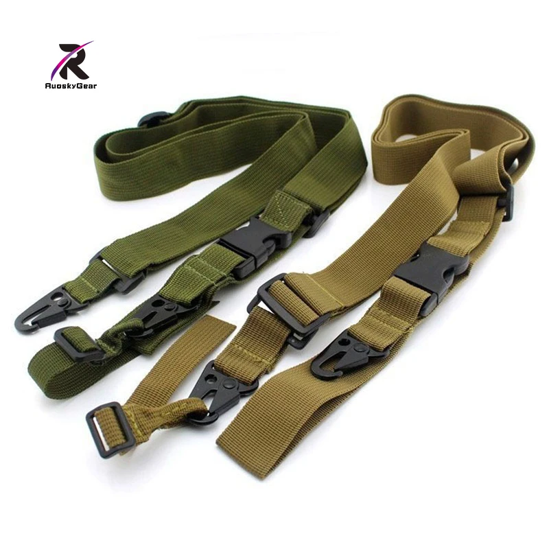 

2019 Tactical Straps Three Point Rifle Sling Adjustable Bungee For Cs Strategy Airsoft Gun Paintball Hunting Braces Topselling