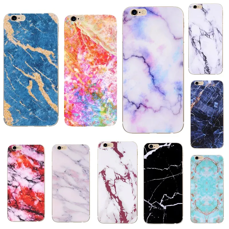 For iphone 7 case Marble original skins for 7plus 8 8plus Soft Silicone Phone Cover Coque x 6 6s Capa |