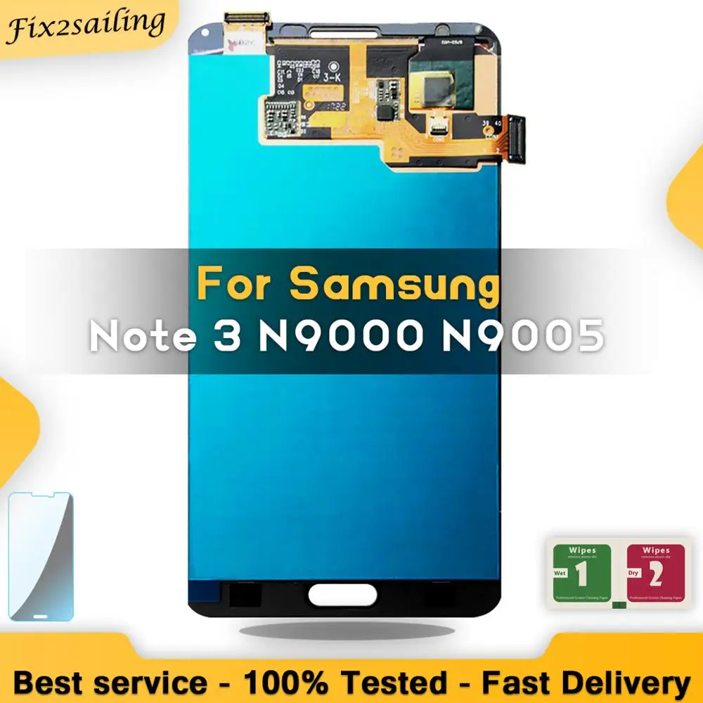 

LCD For Samsung Galaxy Note 3 N900 N9005 N900A N900V LCD Display Touch Screen Digitizer Assembly Replacement