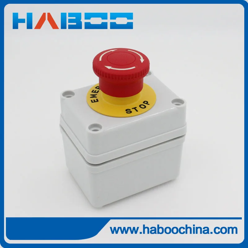 1 комплект HABOO 16 мм аварийный выключатель + коробка 1NO 1NC|switch switch|box switchswitch box |