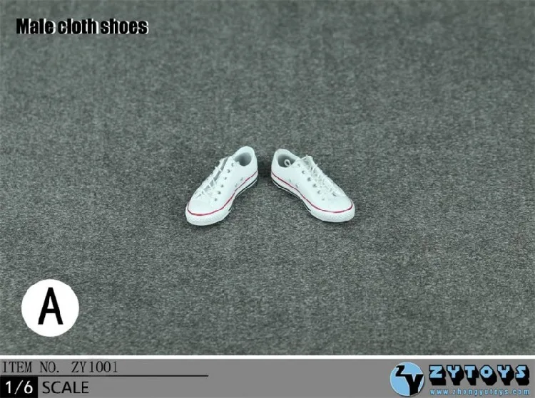 1/6 مقياس sneakers الأشرطة الرياضية الأحذية نموذج دون القدمين لمدة 12 بوصة الذكور الجسم الأرقام
