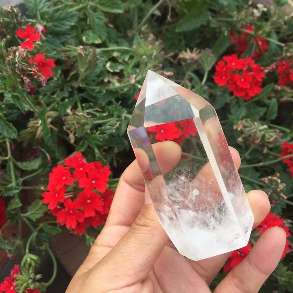 白水晶小柱子1个