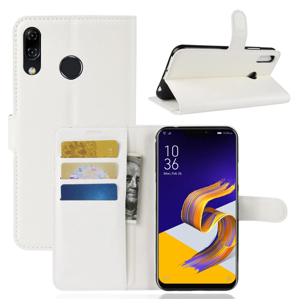 Для ASUS Zenfone 5 ZE620KL модный кожаный текстурный чехол кожаный чехол для ASUS Zenfone 5 ZE620KL с держатель для карт и функцией подставки