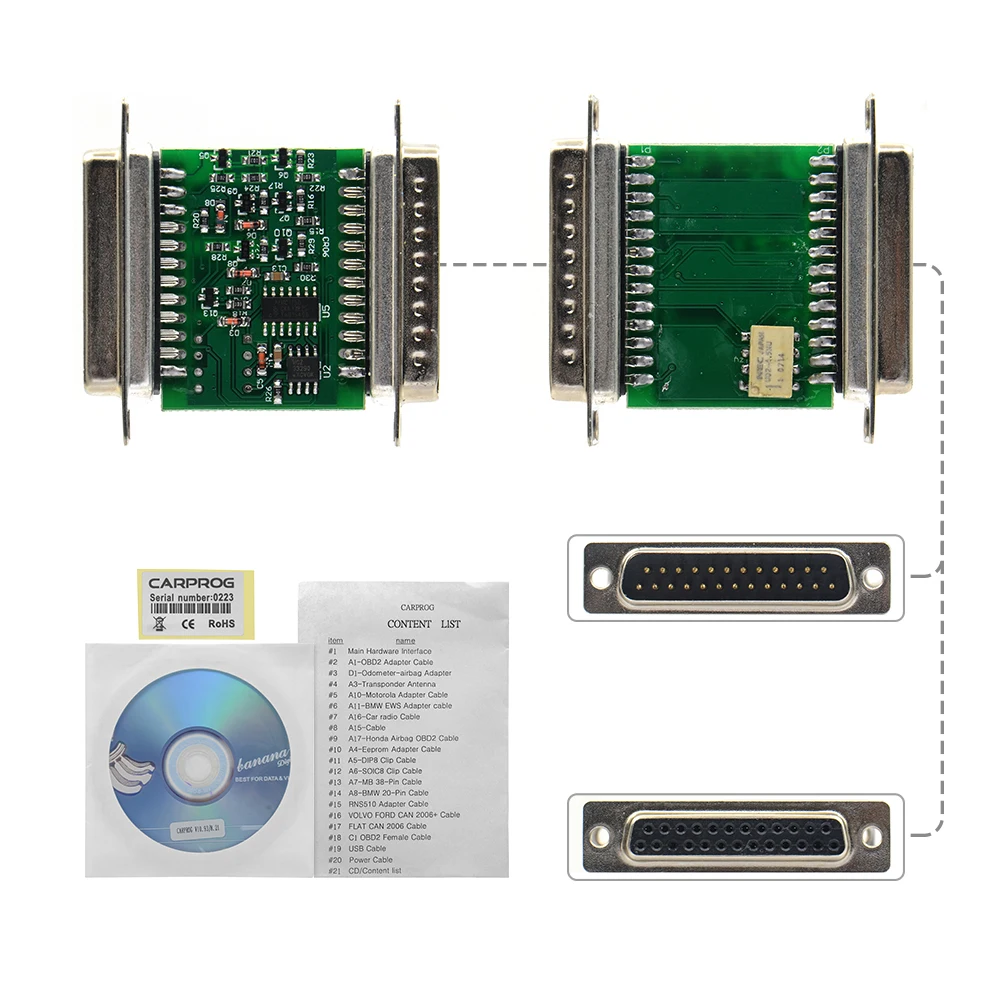 Carprog V10.93 V10.0.5 V8.21 Prog ECU чип тюнинга инструмент для ремонта автомобиля Carprog 10.0.5 версия