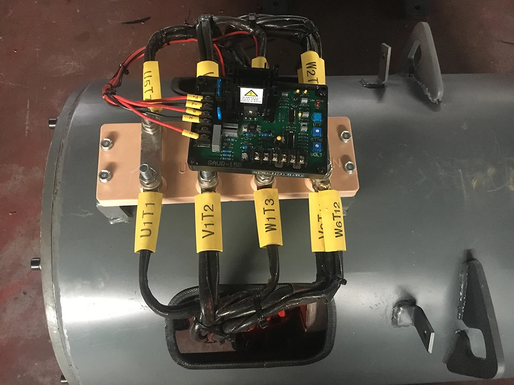 Универсальный бесщеточный генератор AVR 12A Чемпион запчасти генератора ac с электрическим управлением автоматический регулятор напряжения GAVR-12a