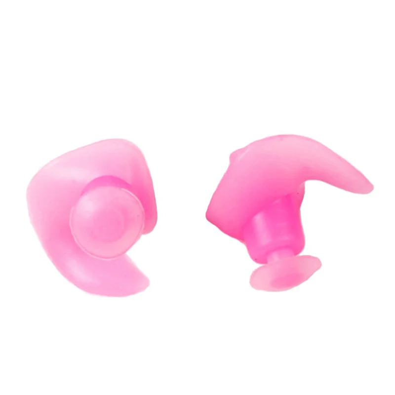 1 pair of soft earplugs environmental protection waterproof and dustproof professional sports swimming water diving accessories