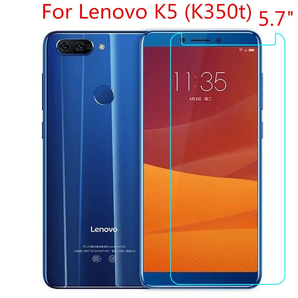 Закаленное стекло для Lenovo K5 (K350t) защитное 9H 2.5D 2018 2 шт. | Мобильные телефоны и