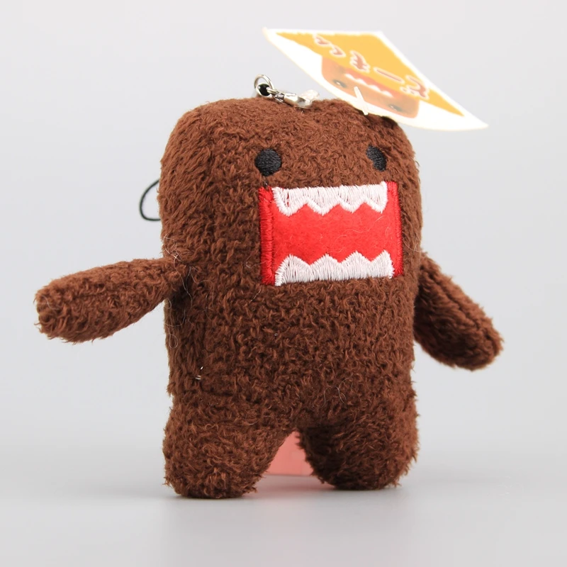 

Kawaii 8 cm Domokun Plush Keychain Cute Mini Phone& Bags Small Pendant