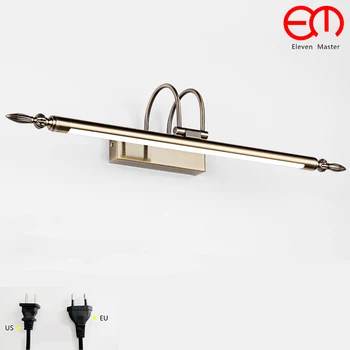 

Bronze American Retro mirror lamp with plug bathroom wall light LED waterproof mirror light mirror cabinet wall lamp ZJQ0016