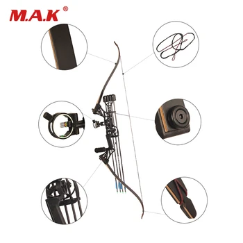

56 Inches Archery 30-50 LBS Recurve Bow Length with 17 inches Riser Accessory for Archery Hunting Shooting