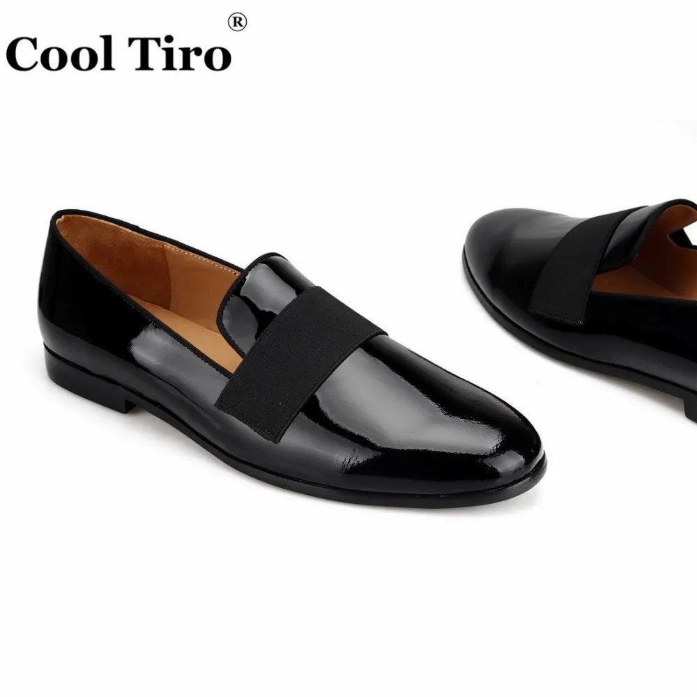 black Patent leather Loafers Dress shoes (6)