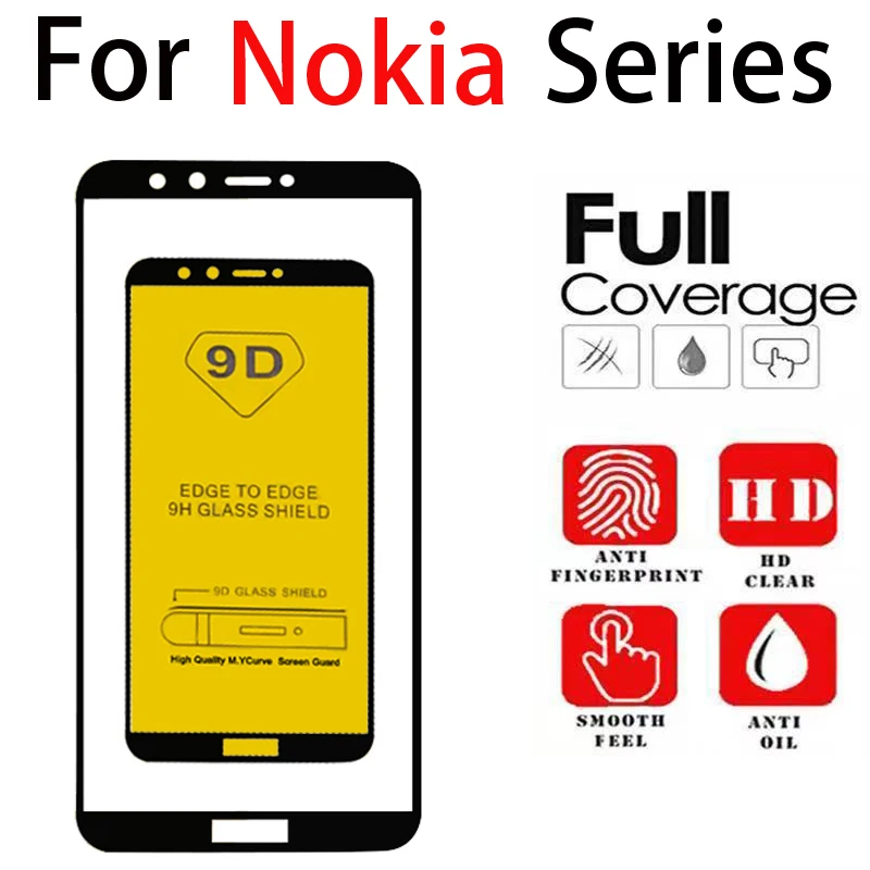 Чехол для nokia 5 6 3 glas noka tremp nokia7 2 8 полное покрытие телефона бампер nokia5 экранный