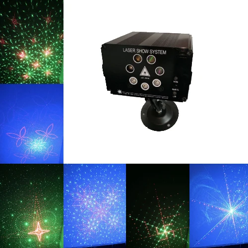Четыре линзы сильные RGBY лазерное шоу системы сценические дискотеки вечерние рождественские украшения Лазерное освещение оборудование для диджея, Марка DMX проект 500 метров