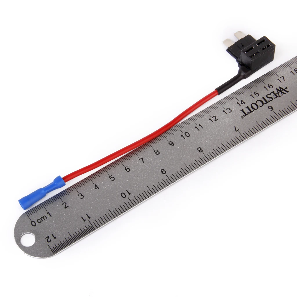 Add-A-Circuit Fuse TAP Adapter Standard (ATO, ATC) Blade Fuse Holder for Auto Car 32V