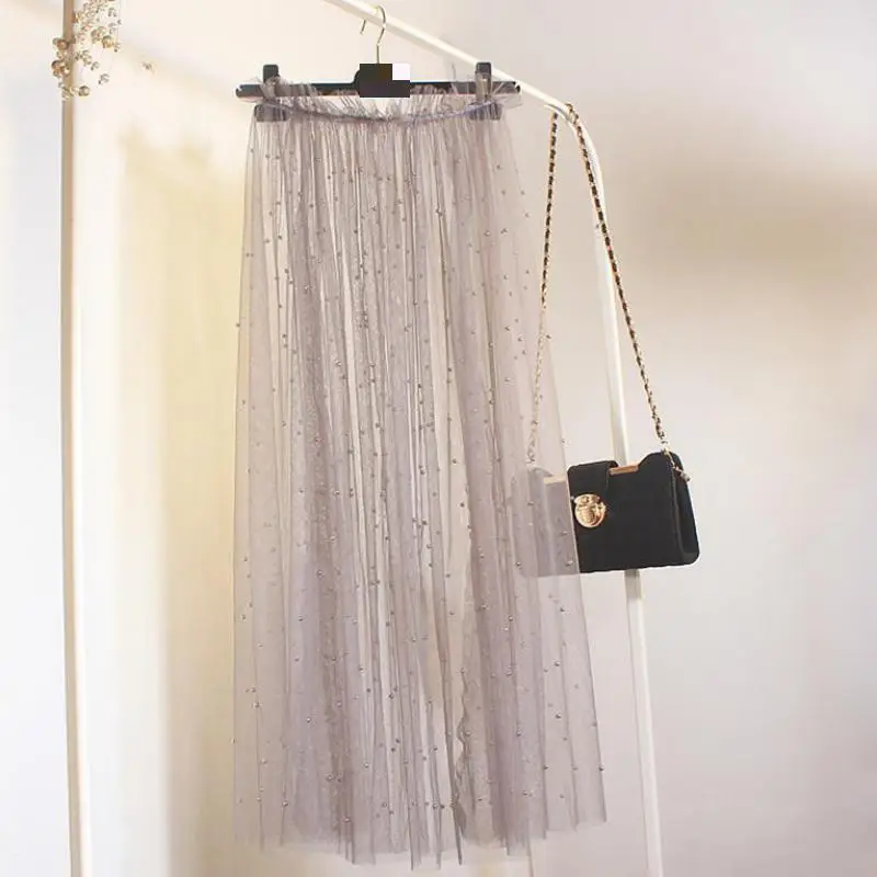 

2019 Perspective Women Fashion Skirts (popular This Year) Tulle Skirt Long Free Shipping