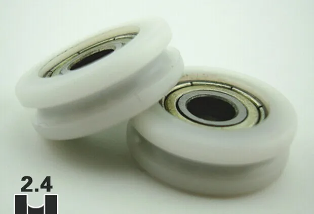 

shower door and window roller 6*21*7mm groove V nylon pom bearing Ball Bearings NYLON pulley bearing