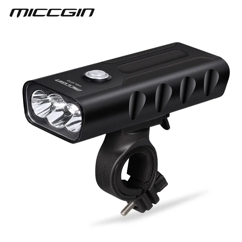 Cheap MICCGIN T6 LED MAX 1000 Lumens 18650 Bike Front Light Lantern For Bicycle Cycling Flashlight USB Rechargeable Waterproof Lamp 0