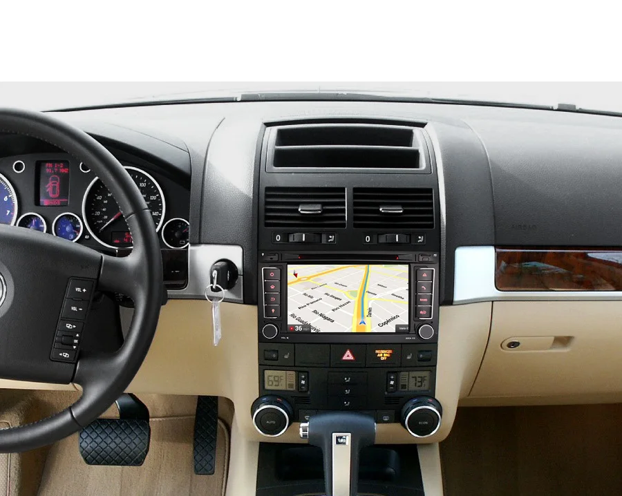 Sale Erisin ES7856T 7" Android 8.0 Car DVD Player Octa core 4G RAM  DAB+ DVR Bluetooth Canbus for  TOUAREG 2