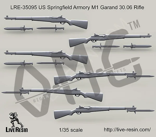 

[Scale Model Kit] Live Resin LRE-35095 1/35 US Springfield Armory M1 Garand 30.06 Rifle