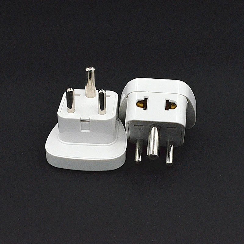 10pcs White safty gate Small South Africa AC Power Travel Plug Adapter