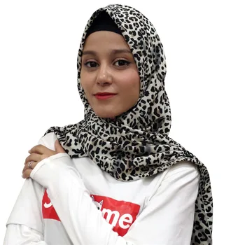 

Muslim hijab Leopard Dot Viscose Shawl Scarf Print High Quality Autumn Winter Islamic Warp Long Shawl