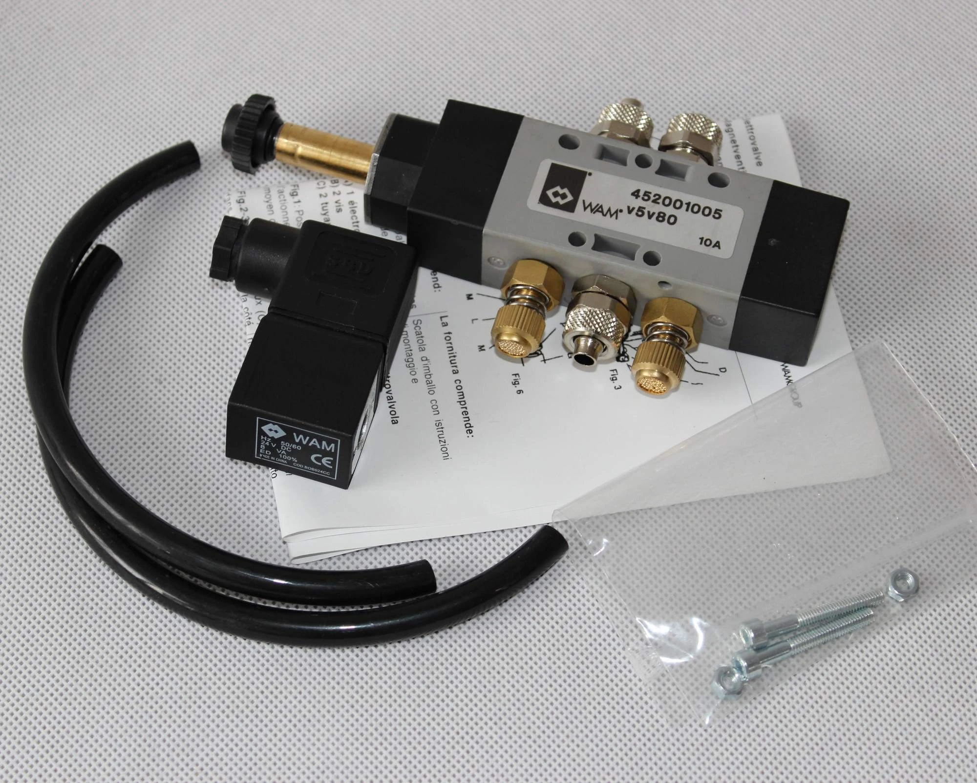 For WAM V5V80 452001005 Pneumatic solenoid valve coil for mixing station For WAM V5V80 452001005 Pneumatic solenoid valve coil for mixing station