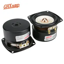 GHXAMP 3 дюймов полный диапазон динамик 4 Ом 15 Вт Hifi глубокий бас твитер Средний бас громкий динамик Bluetooth динамик DIY 2 шт