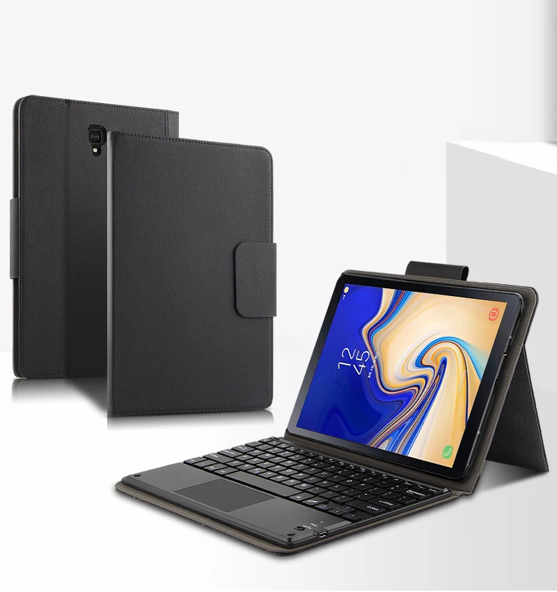 Чехол с клавиатурой для samsung Galaxy Tab S4 10,5 SM-T830 T835 T837 планшетный ПК из искусственной кожи защитный чехол с клавиатурой Bluetooth+ ручка