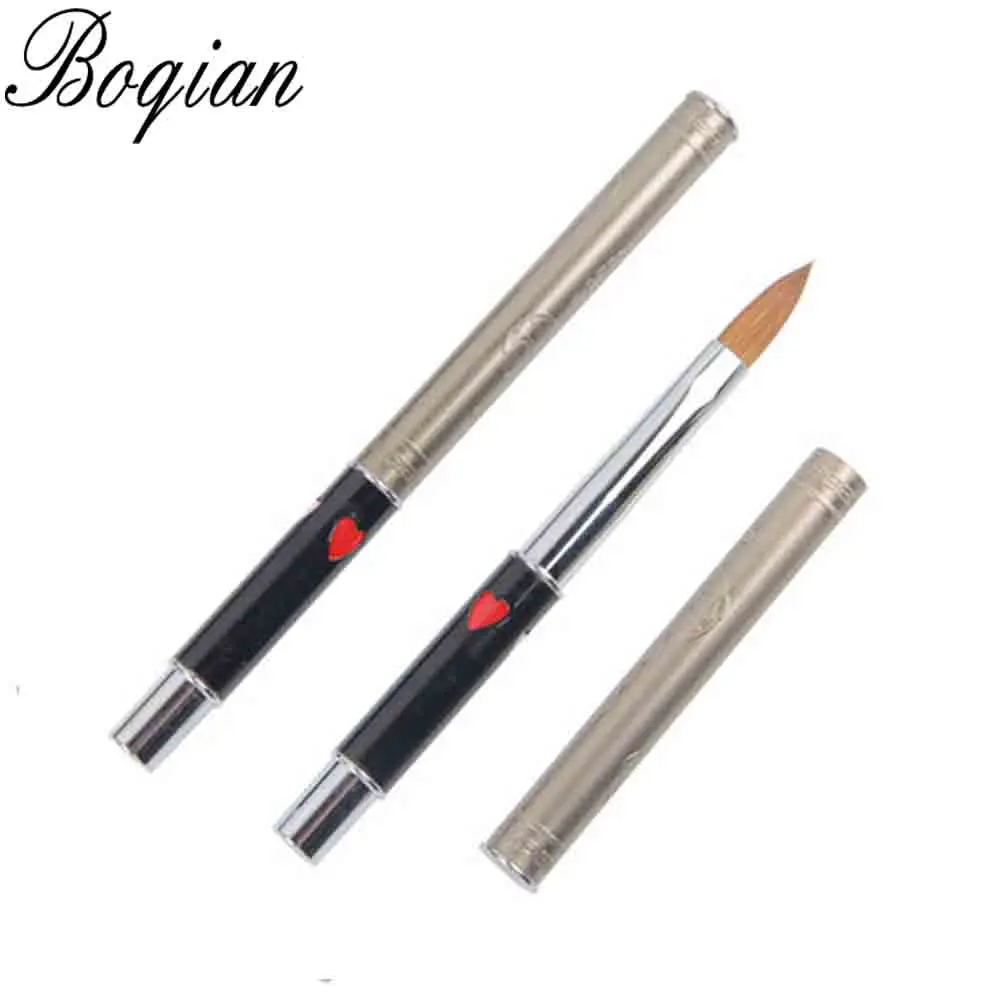 BQAN 1 шт. #8 #10 #12 #14 съемная щетка для ногтей акриловая кисть колонок ручка рисования