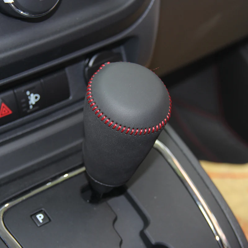 Cuero Nappa shift Knob cubierta para jeep Brújulas cubierta del coche en la perilla del cambio de engranaje COPRI pomello cambio cambios perilla cubierta Cuero Nappa shift Knob cubierta para jeep Brújulas cubierta del coche en la perilla del cambio de engranaje COPRI pomello cambio cambios perilla cubierta