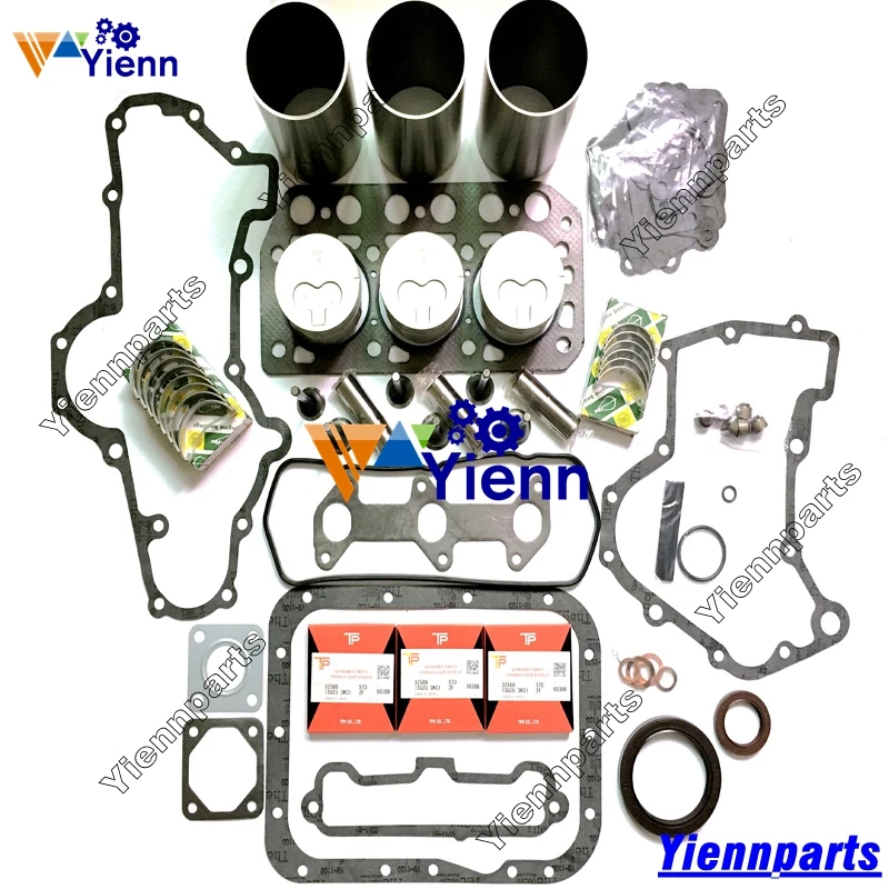 Overhual rebuild kit Piston ,Piston ring ,Cylinder liner ,Gasket set