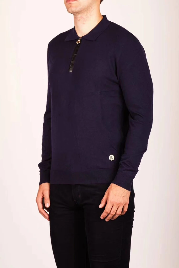 

Billionaire TACE&SHARK Sweater wool men's 2018 launching comfort solid color high fabric crocodile skin leisure free shipping