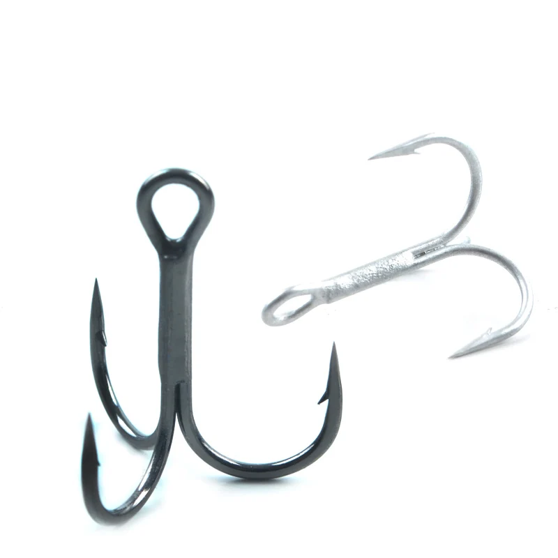 

Fishing Hook 5pcs/lot 1# 2# 4# 6# Triple Hooks Sharp Anchor Hook High Carbon Steel Sharpened Treble Hook Fishing Tackle pesca