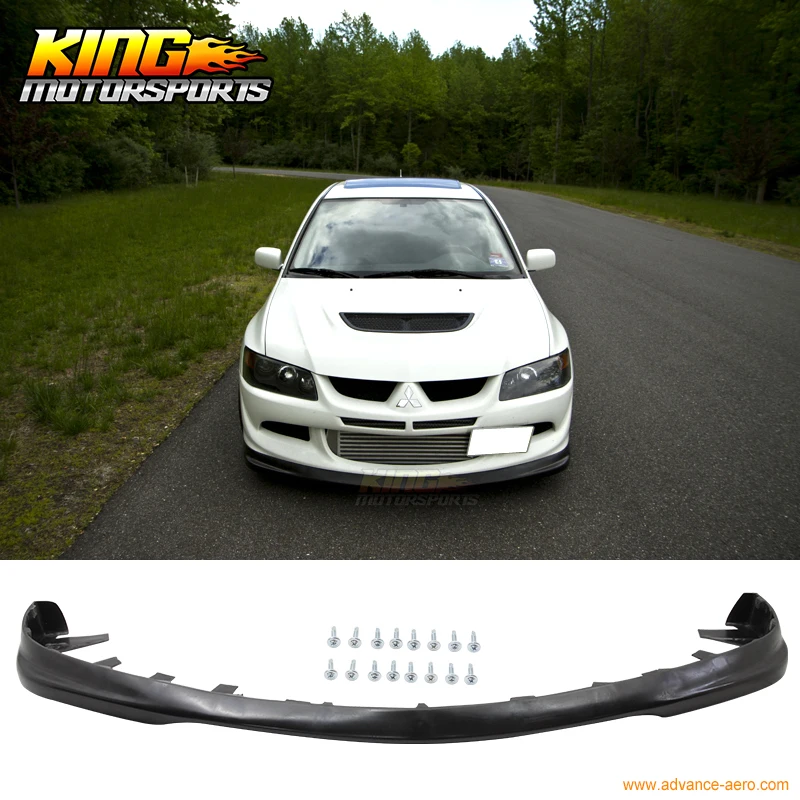 

FOR 03 04 05 EVO 8 Do-Luck Style Front Bumper Lip - Urethane