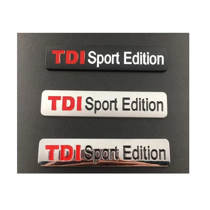 

Plastic TDI Sport Edition Automobile Modification Sticker Emblem Badge Embleme Emblema