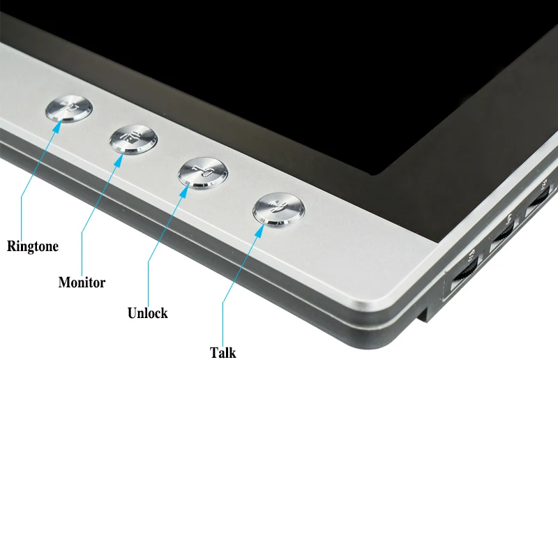 JERUAN 10 дюймов TFT Экран видео-телефон двери дверной звонок Домофон Система только 1001 монитор+ Мощность адаптер