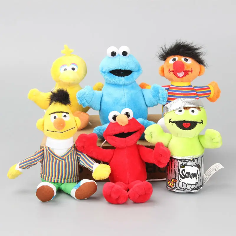 sesame street plush dolls