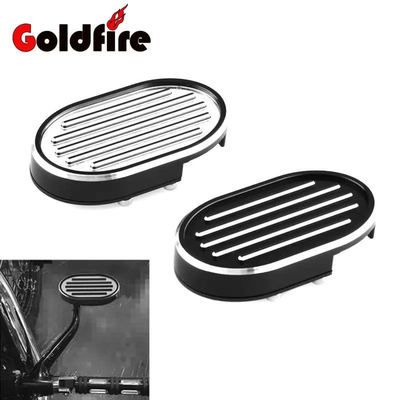 Wire Cut Grill CNC Billet Brake Pedal Pad Cover for Harley Sportster
