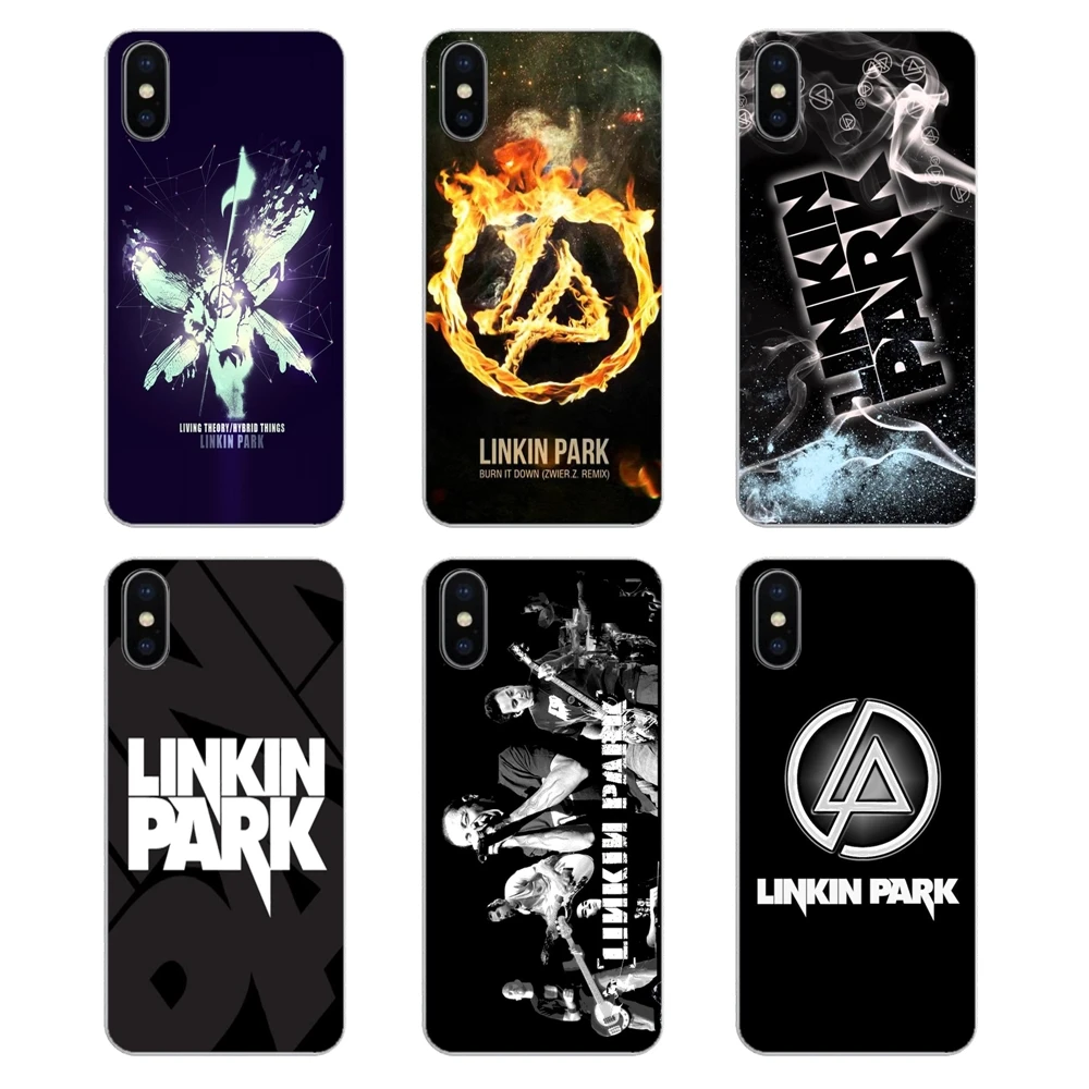 Для Xiaomi Mi A1 A2 5X6X8 lite SE Pro Max Mix 2 2S 3 Mi5 Mi5S силиконовый чехол для телефона Rock Band Burning Linkin