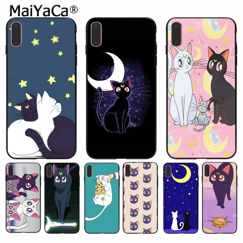 MaiYaCa بلو راي جميل لونا القط DIY الفاخرة الراقية حامي حالة ل أبل فون 8 7 6 6 ثانية زائد X XS ماكس 5 5 ثانية SE XR الهواتف المحمولة MaiYaCa بلو راي جميل لونا القط DIY الفاخرة الراقية حامي حالة ل أبل فون 8 7 6 6 ثانية زائد X XS ماكس 5 5 ثانية SE XR الهواتف المحمولة