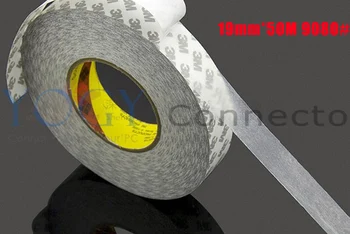 

1x 19mm 3M9080 2 Sides Sticky Tape for LED Strip Bond, Auto Bump Strip Joint, Cellphone Panel Repair, Common Adhesive