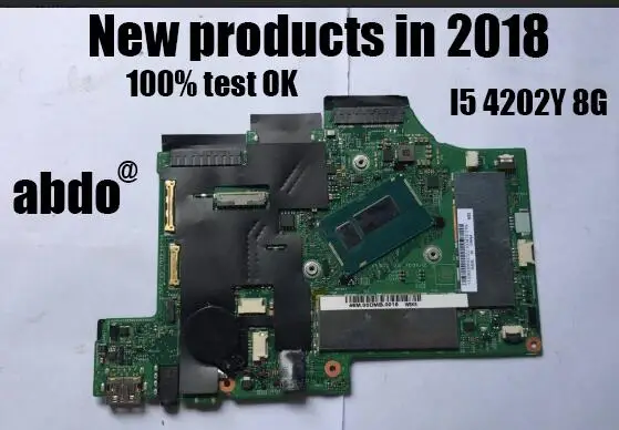 

Abdo Lenovo Miix 2 11 MIIX2-11 laptop motherboards two in-oneness flat I5 4202Y 8G onboard memory LTM11 MB 13247-2 100% Test OK