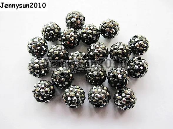 100Pcs Top Quality Czech Crystal Rhinestone Pendant Spacer Beads 4mm 5mm 6mm 8mm 