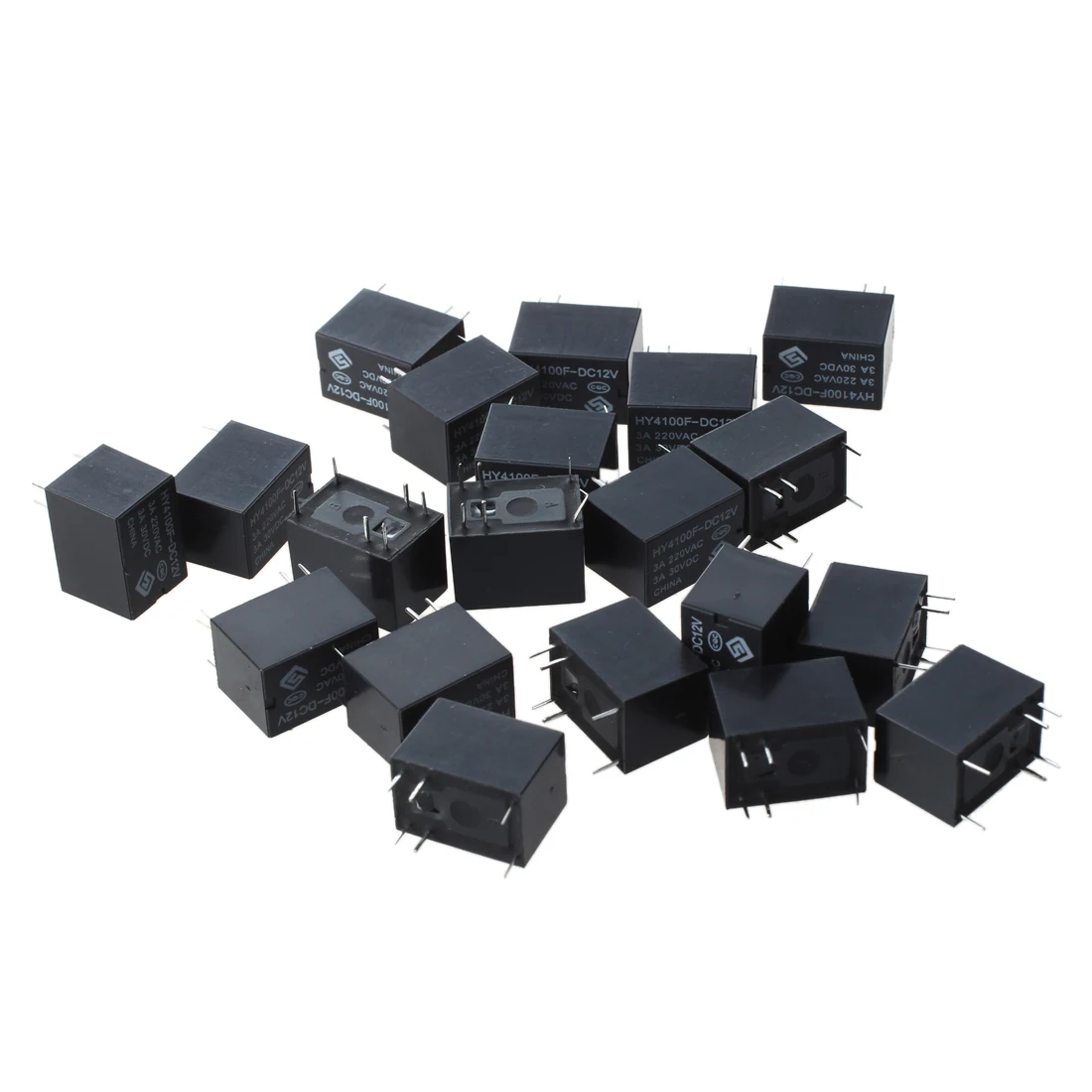 AUTO 20 PCS Mini Electronic Relay DC 12Vin Car Switches & Relays from