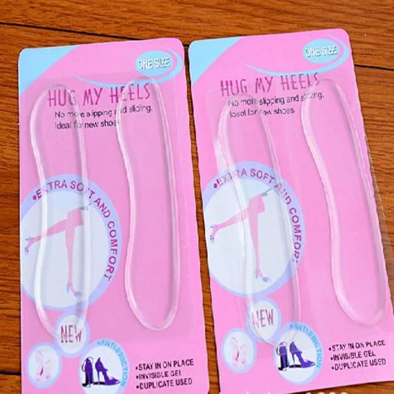 

1pair/2pc Silicone Gel Heel Cushion Protector Foot Feet Care Shoe Insert Pad Insole Useful high quality comfortable freeshipping