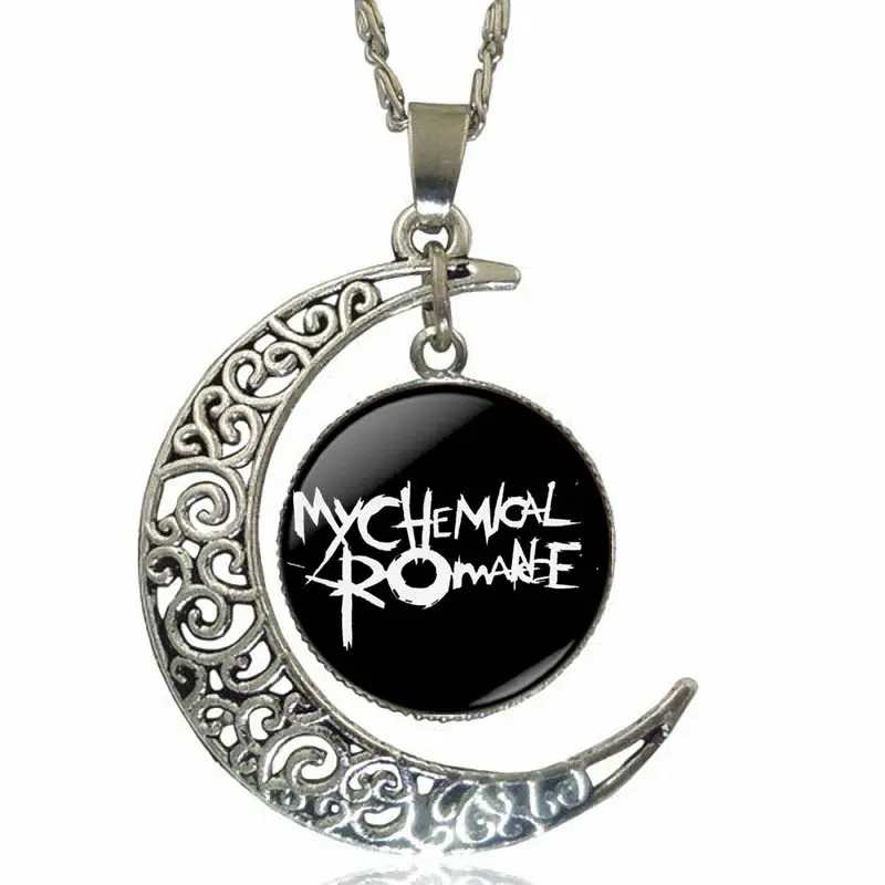 Рок группа My Chemical roman модные ювелирные изделия винтажное стеклянное ожерелье с